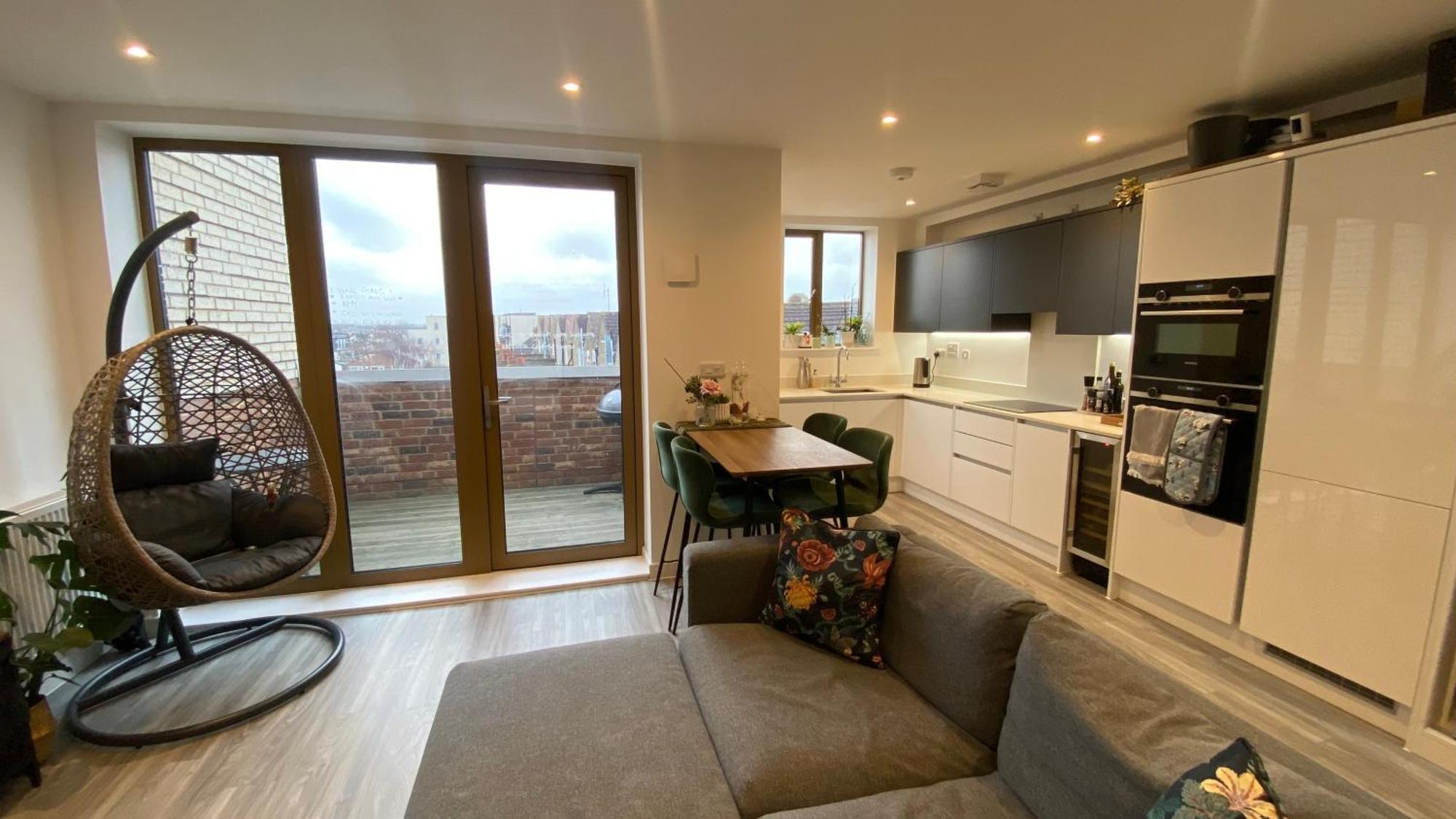 London Luxe: Stylish Studio Exterior foto